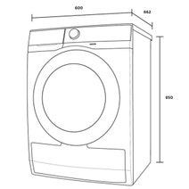 Westinghouse 8kg EasyCare 500 Heat Pump Dryer WDH804N7WA hero image