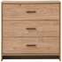 Ostro Cody Three Drawer Lowboy Mid Tone Oak AOF-C3D03 image NaN