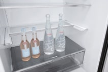 LG 420L Bottom Mount Fridge Matte Black GB-455MBL hero image