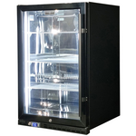 Schmick 164L Under Bench Black Heated Glass Alfresco Bar Fridge SK146L-B-HD hero image
