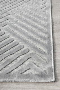 Rug Culture York Large Silver Rug 290X200CM - YRK-CIND-SIL-290X200 hero image