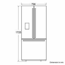 Electrolux 524L French Door Fridge EHE5267BB hero image