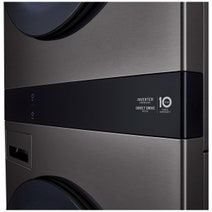 LG WashTower 19/10kg All-In-One Stacked Washer Dryer Black WWT-1910BX hero image