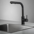 Rogerseller Tonic Square Sink Mixer with Pull Out Spray - Matte Black 3606013911 image NaN