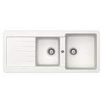 Abey TD200W Schock Typos 1 and 3/4 Bowl Sink with Drainer hero image