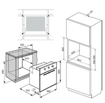 Brohn 60cm Stainless Steel 10 Functions Electric MultiFunction Oven BRO6001SS hero image