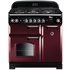 Falcon 90cm Classic Freestanding Dual Fuel Oven/Stove Cranberry and Chrome CLA90DFFCY-CH image NaN