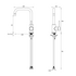 Abey Lucia Lead-Free Square Sidelever Mixer Tap Black 3K3-B-LF image NaN