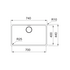 Franke Mythos 700mm Single Bowl Undermount Sink with Accessories MYX110-70FPC image NaN