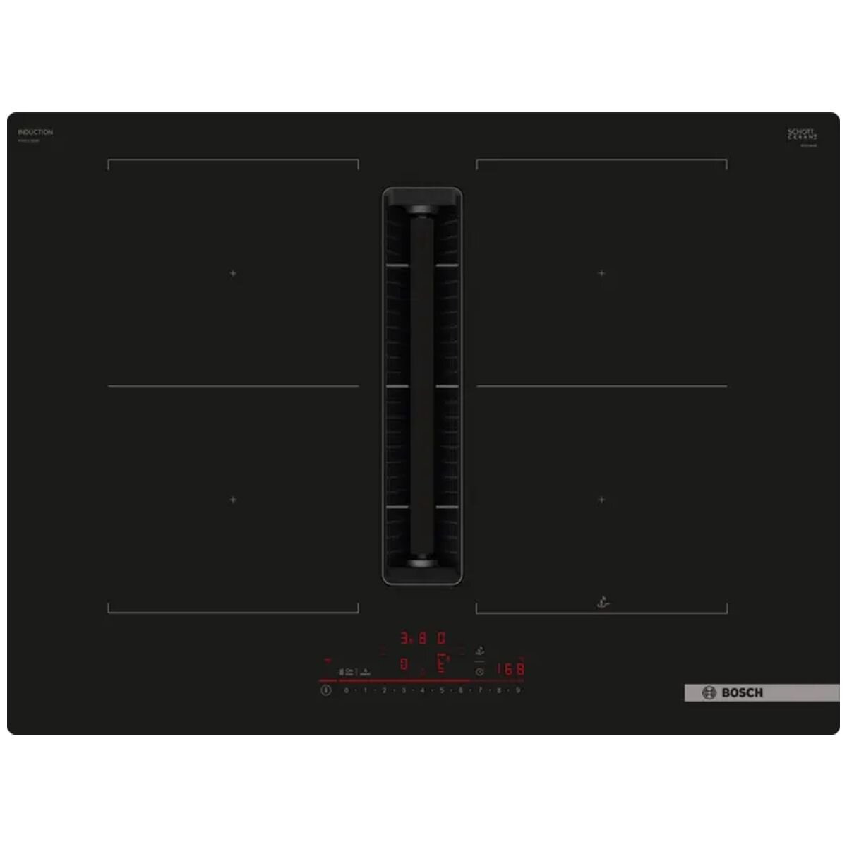 Bosch 70cm Series 6 Induction Cooktop with Downdraft Ventilation PVQ711H26E hero image