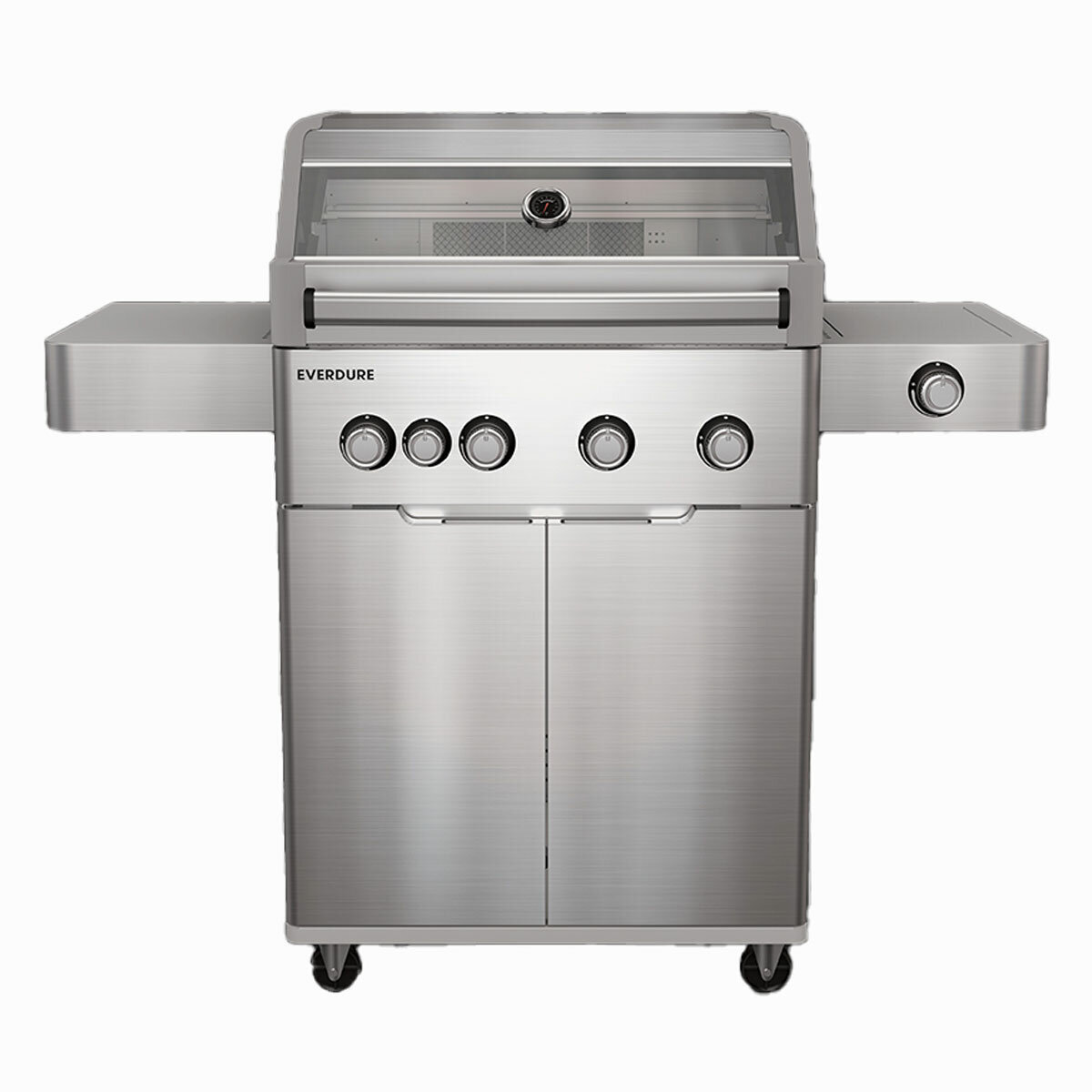 Everdure Hayman Series 4 Burner BBQ Silver E4TS hero image