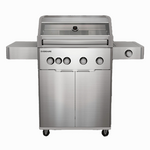 Everdure Hayman Series 4 Burner BBQ Silver E4TS hero image