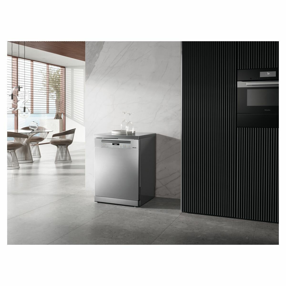 Miele Freestanding Stainless Steel Dishwasher G7104SCCLST hero image