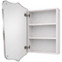 Turner Hastings Mayer 80x50 Shield Bathroom Mirror Shaving Cabinet Chrome MA406SC-CH image NaN