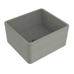 Turner Hastings Novi 50 x 46 Fine Fireclay Single Bowl Butler Sink Concrete NO504FS-CL hero image