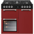 Beko 90cm Multifunction Dual Fuel Burgundy Freestanding Oven/Stove BRC916GMB-R image NaN