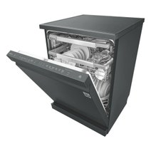 LG 60cm QuadWash Freestanding Dishwasher with Auto Door Opening Matte Black XD3A15MB hero image