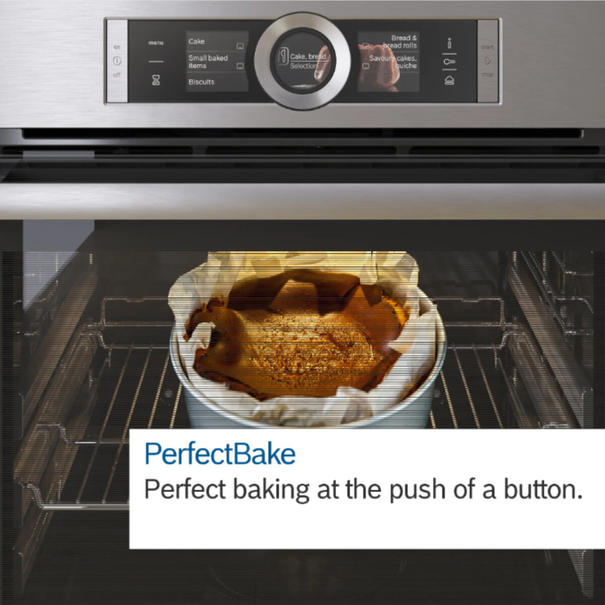 Bosch Serie 8 60cm Built-in Oven with Steam Function HSG656XB6A hero image