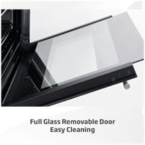 Beko 60cm Built-In Oven with Airfry-SteamAdd & Pyrolytic Cleaning Black BBO6851PDX1 hero image