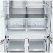LG 506L French Door Fridge with Ice and Water Dispenser White GF-L500MWH hero image