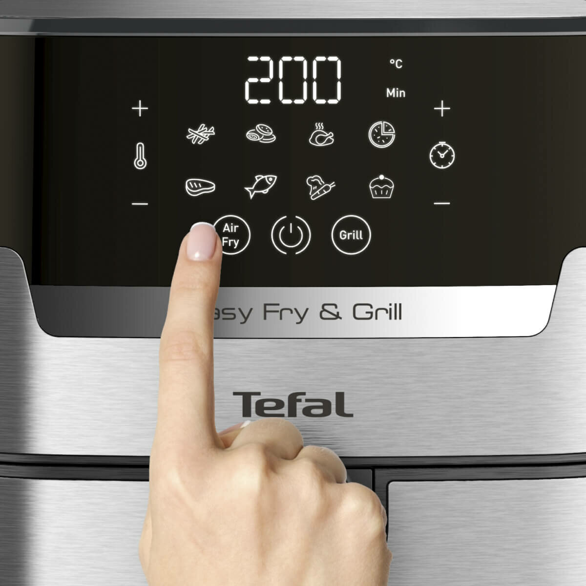 Tefal Easy Fry & Grill Deluxe Air Fryer EY505D hero image