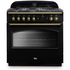 Falcon 90cm Classic FX Black Dual Fuel Freestanding Oven CLA90FXDFBL-BR image NaN