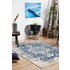 Rug Culture Evoke Medium White Navy Rug 230X160CM - EVO253WNAV230X160 image NaN