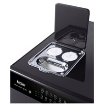 Haier 15kg/9kg Super Drum Combi Washer Dryer Combo Dark Finish HWDX1590CTB1 hero image
