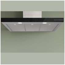 Bosch 90cm Series 6 Wall-mounted Canopy Rangehood, Stainless Steel DWB97DN30A hero image