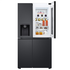 LG 635L Three Door Side by Side InstaView Fridge with Ice & Water Dispenser Matte Black GS-V600MBLC image NaN