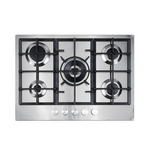 Brohn 70cm Gas Cooktop 5 Burners Stainless Steel BRG7000SS hero image