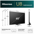 Hisense 65 Inch U8QAU ULED Mini-LED TV 65U8QAU [2025] image NaN