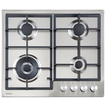 Brohn 60cm 4 Burner Gas Stainless Steel Cooktop BRGC6001SS hero image