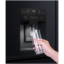 Haier 601L Quad Door Refrigerator with Ice and Water Dispenser Black HRF680YZC hero image