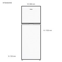 Westinghouse 460L Top Mount Fridge WTB4600WBR hero image