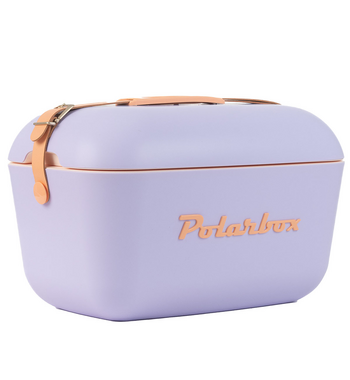 Polarbox Pop 20L Cooler Lilac with Sorbet Logo and Strap PLBP20LS