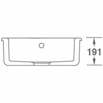Shaws Round Sink SCRO460WH hero image