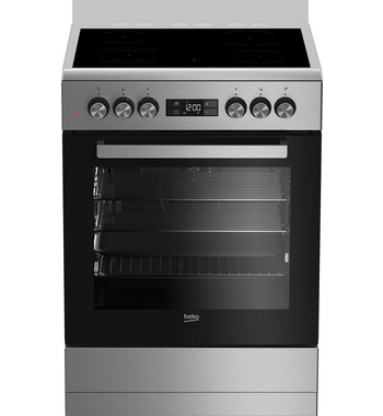Black freestanding oven 60cm sales
