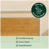 Zinus Arden Bamboo Double Bed Frame with Pipe Headboard AU-FPWNH9ZC-08D image NaN