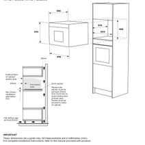 Westinghouse 44L Built-in Combination Microwave and Oven 900W Dark Stainless Steel WMB4425DSC hero image