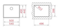 Teka TBEU5040 R15 Single Bowl Undermount Sink hero image