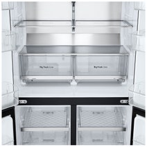 LG 665L French Door Fridge Matte Black GF-B705MBL hero image