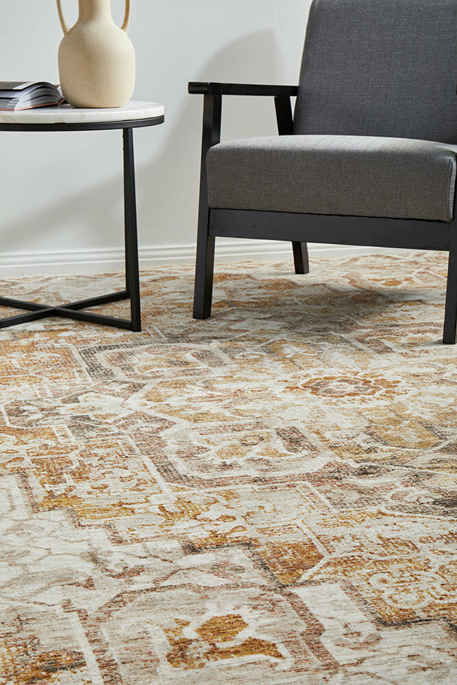 Rug Culture Jaipur Medium Gold Multi-coloured Rug 230X160CM - JPR-88-GOLD-230160 hero image