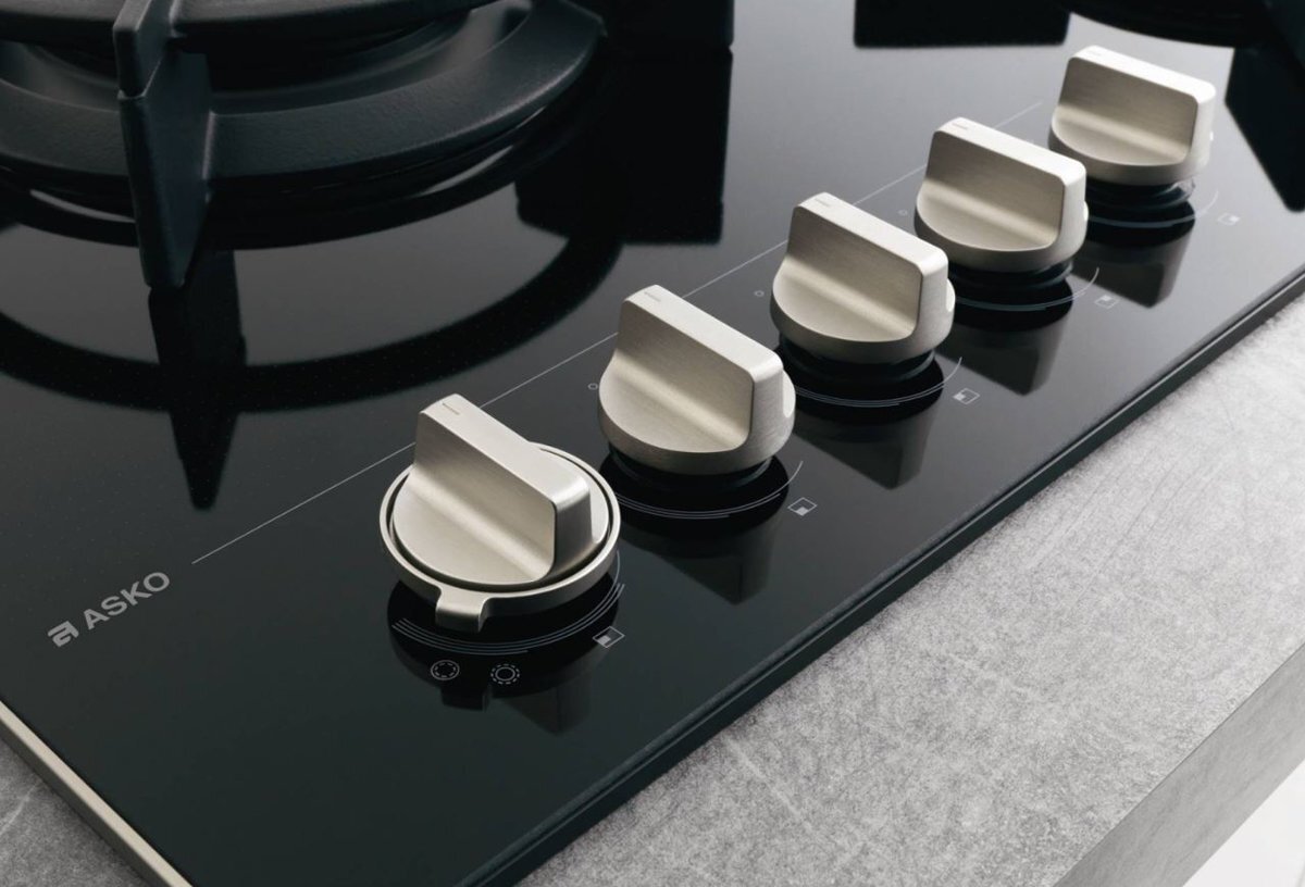 ASKO 90cm Pro Series Natural Gas Cooktop HG1935AD hero image