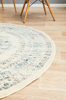 Rug Culture Century Medium Multi-coloured Rug 200X200CM - CEN-922-WHT-200X200 hero image