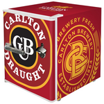 Schmick 46L Carlton Draught Branded Retro Style Mini Fridge BC46W-DRAUGHT-V1 hero image