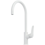 Oliveri Verona Goose Neck Mixer Tap White VA306507WH hero image