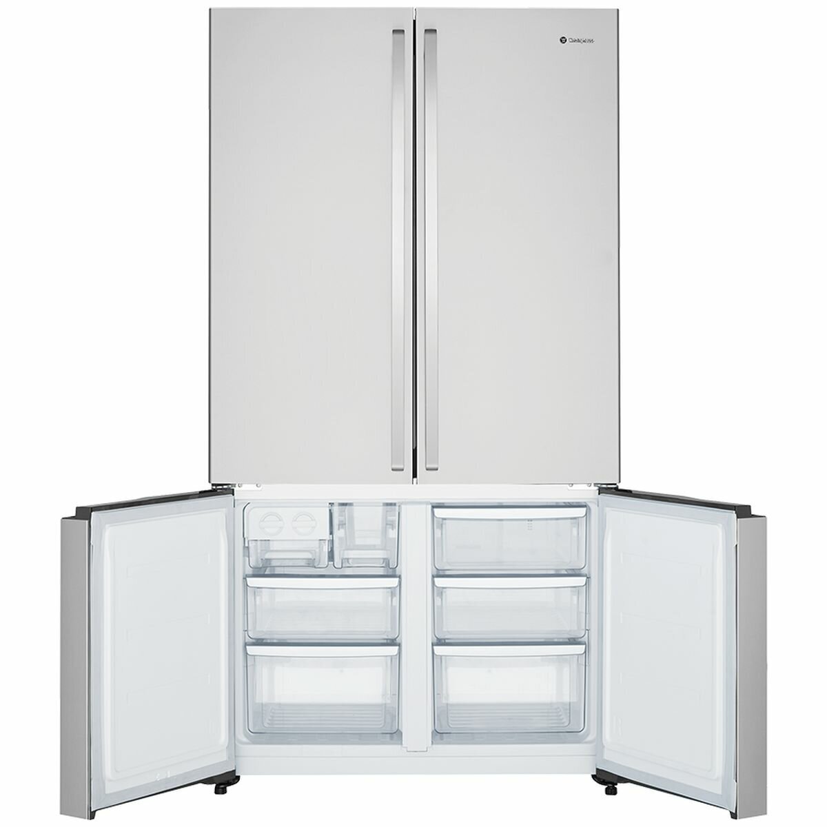 Westinghouse 600l dark stainless sales steel french door fridge wqe6000bb