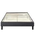 Zinus Curtis Double Upholstered Bed Base Dark Grey AU-EFPB-D hero image