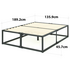 Zinus Double 45cm Joseph Bed Frame Metal Bed Platform Base Black AU-MBBF-18D image NaN